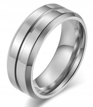 shumee POROČNI PRSTAN SREBREN JEKLO 316L velikost 25 EU25 US11