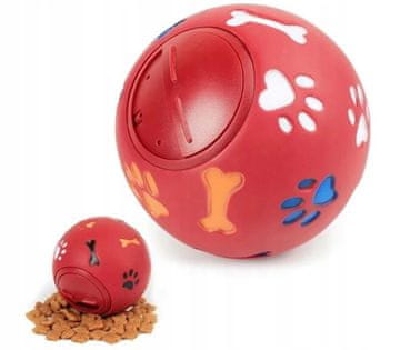 shumee ŽVEČILNA KROGLA ZA PSE za priboljške PRIGRIZKI