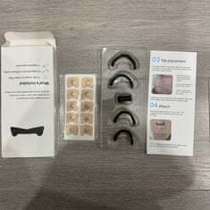 shumee KOMPLET TRAKOV ZA NOS, PROTI SMRČANJU, TRAKOVI, PREKRIVKE ZA DIHANJE, ČRNE