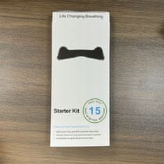 shumee KOMPLET TRAKOV ZA NOS, PROTI SMRČANJU, TRAKOVI, PREKRIVKE ZA DIHANJE, ČRNE