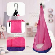 shumee VRTNA GUGALNICA COCOON ZA OTROKE, VISEČI STOL, SEDEŽ, ROZA