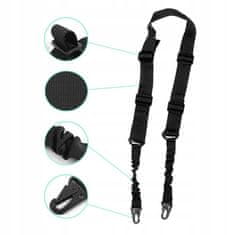 shumee VOJAŠKI TAKTIČNI TRAKOVI ZA PUŠKE Raztegljivi TAKTIČNI TRAKOVI Nosilni