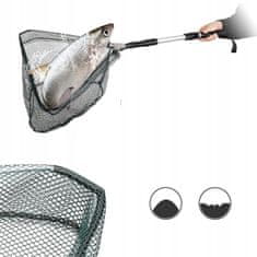 shumee Ribiška mreža, aluminijasta, teleskopska, trikotna, 190 cm