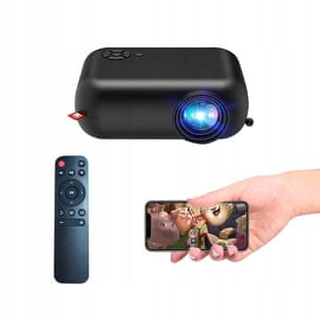 shumee PRENOSNI PROJEKTOR Z DALJINSKIM UPRAVLJALNIKOM ITIMPORT DO 170 PALCEV BLUETOOTH FullHD
