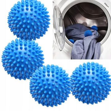 shumee PRALNE KROGLE ZA LASE, MEHČALCI ZA PRALNE STROJE 4 kosi. KROGLE PROTI PUŠČANJU VLAKEN