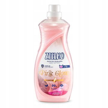 shumee SYLVECO Zielko mehčalec za perilo roza Pink Glow 1520 ml