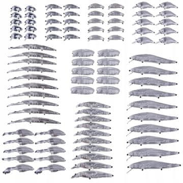 shumee 90-delni komplet za barvanje telesa, ščuka, ostriž, naredi sam, XXXL