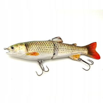 shumee Vobler RIBOLOVNA Vaba ŠČUKA SMUČ SOM Imitacija ROACH XXXL 68g 18,5cm