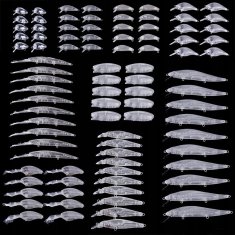 shumee 90-delni komplet za barvanje telesa, ščuka, ostriž, naredi sam, XXXL