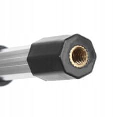 shumee Ribiška mreža za podmetanje dolga, aluminijasta, teleskopska, okrogla 210x40 cm