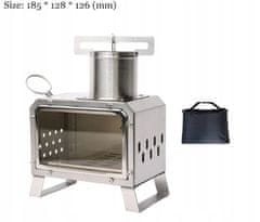 shumee Kamping štedilnik Štedilnik MAJHEN PRIROČEN KAMPING KAMIN GORILO NA DRVA