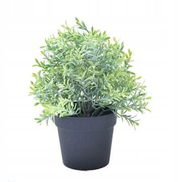 shumee UMETNA RASTLINA V LONCU, REALISTIČNA, 20 cm, LEPN GRM ROŽMARINA