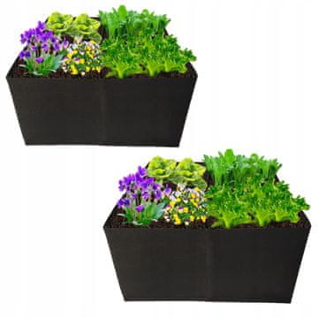 shumee Zelenjavni vrt Vrtni pregled ZELIŠČNI CVETNI LONČKI Material 60x60x30 2x