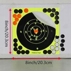 shumee NALEPKE ZA STRELJANJE Z DELILNIKOM, SAMOLEPILJIVE, 20,3 cm, 50 kosov