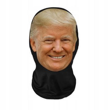 shumee BALAKLAVA MASKA ZA ZABAVO SMUČI MOTOR MIKROFIBRA NADUK 3D COSPLAY Trump