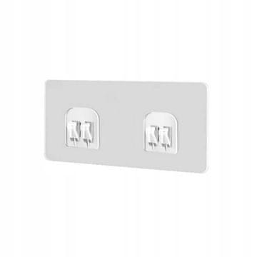 shumee NALEPKA S KAVLJIČKI Trak s KAVLJIČKI za KOPALNICO KUHINJSKO POLICO Samolepilni