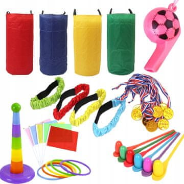 shumee KOMPLET iger za ZUNANJO ROJSTNODNEVNO ŠOLSKO ZABAVO Animator za OTROKE 32 kosov