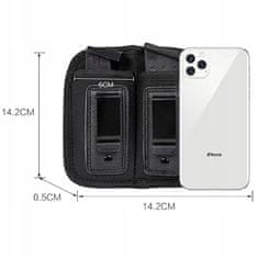 shumee TORBICA ZA NABIRNIK ZA PIŠTOLO 9 mm PAS ZA HLAČE IZ NAJLONA DVOJNI Glock