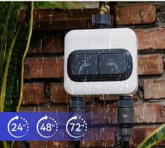 shumee DVOJNI KOMPLET ZA VRTNO NAMAKANJE S KRMILNIKOM IN SENZORJEM ZA DEŽ