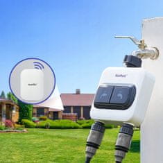 shumee DVOJNI KOMPLET ZA VRTNO NAMAKANJE S KRMILNIKOM IN SENZORJEM ZA DEŽ