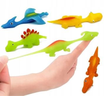 shumee Dinozavri Igrače Gel za Streljanje Set za OTROKE 5 kosov