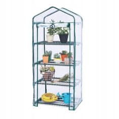 shumee MINI VRTNI RASTLINJAK ZA BALKON VERTIKALNI 4-NIVOJNI BALKON FOLIAK XL