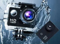 shumee 1080p FULL HD 2-palčna športna kamera, dodatki, vodoodporno ohišje, IP66 EXTREME