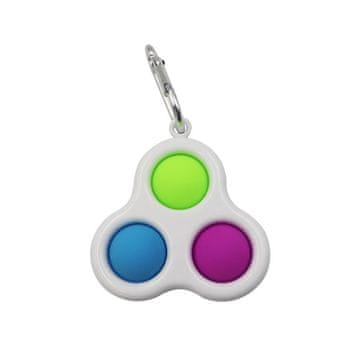 shumee Mekani pisane kroglice mehurčki obesek za ključe 405