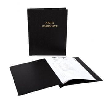 shumee Osebna mapa za spise Trda vezava A4 črne barve