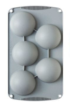 Decora Silikonski model za torte za eno porcijo HEMISPHERES BALLS 80mm DECORA