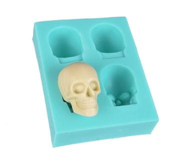 shumee Silikonski kalup za sladkorno pasto SKULL 3D