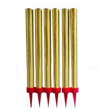 shumee Fontana za torte 18 cm zlati komplet - 6 kosov