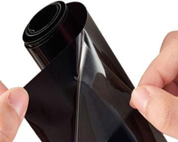 shumee Folija za zatemnitev avtomobilskih žarometov, črna, 35%, 53x300cm