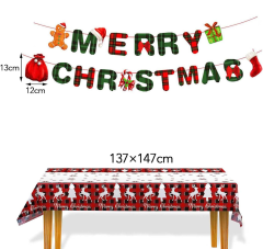 shumee Božični okraski za viseče girlande iz transparentov in prtov