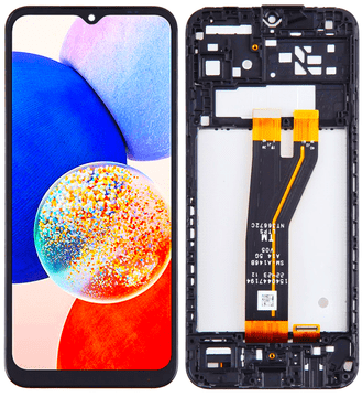 shumee Originalni Samsung Galaxy A14 A146P 5G LCD zaslon + zaslon na dotik (obnovljen) črn okvir