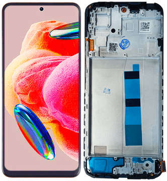 shumee Xiaomi Redmi Note 12 4G OLED LCD zaslon + zaslon na dotik črn okvir