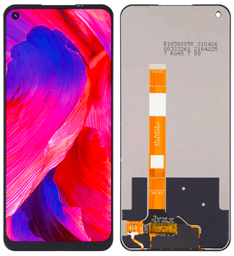 shumee Originalni LCD zaslon + zaslon na dotik za Oppo A54 5G CPH2195 (obnovljen)