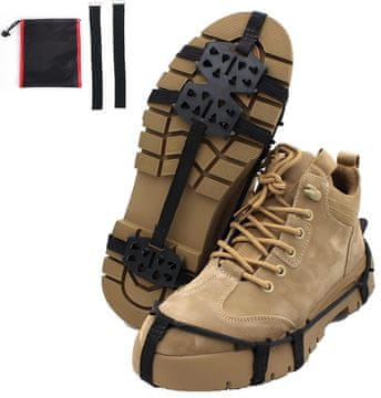 shumee Nedrseči kovinski ročaji za pohodne čevlje za sneg, velikost L 41-45