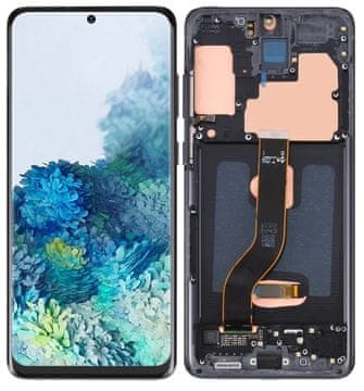 shumee LCD zaslon + zaslon na dotik Samsung Galaxy S20 PLUS G985 G985F OLED okvir