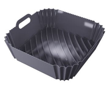 Silikonski vložek za cvrtnik na vroč zrak, kvadraten, CVRTNIK NA VROČ ZRAK, pekač 18 cm