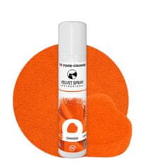 Food Colours Barvila za semiša v spreju ORANŽNA Žametna 100 ml Oranžna
