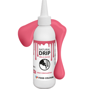 shumee Čokoladna naravna glazura za kapljanje ROZA 100ml Divja vrtnica