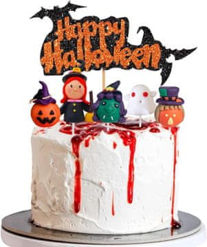 shumee Okraski za torto za noč čarovnic, komplet 6 kosov