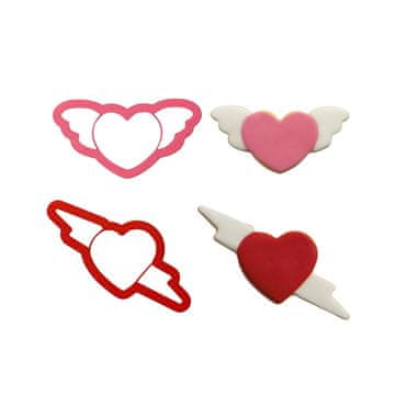 Decora Modelčki za piškote LOVE 2 kosa, modelčki za Valentinovo