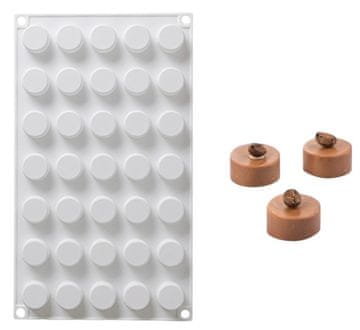 Silikonski model za mousse praline čokolade MINI CYLINDER 35 rež