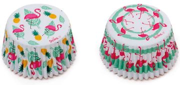 shumee Modelčki za mafine FLAMINGO 50x32 mm 36 kosov