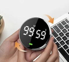 BRUNBESTE Elektronski kuhinjski časovnik LCD z magnetom, velik zaslon