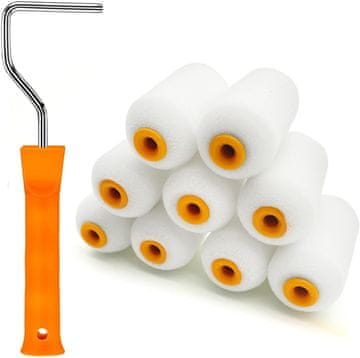 shumee Mini valjček za barvanje sten z 9 zamenljivimi penastimi valjčki 50 mm