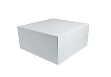ŠKATLA ZA TORTO BELA 22x22x11 cm brez okenca