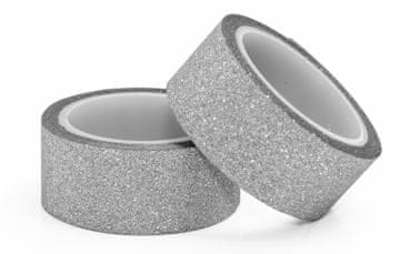 shumee Samolepilni bleščeči trak 15 mm x 3 m /2 kosa/ srebrn 254001